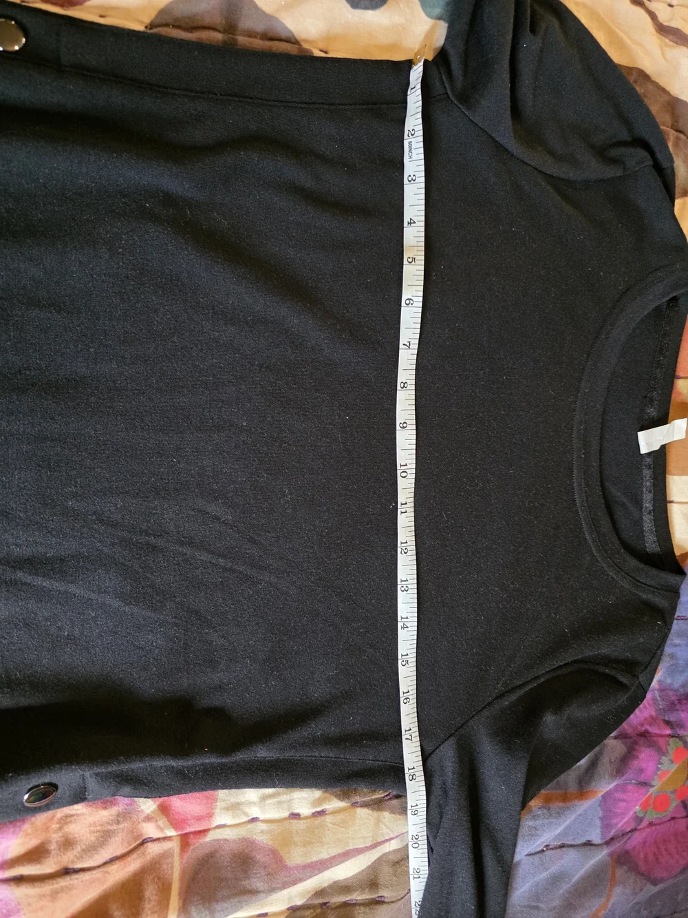 Ideology Black Top Extra Long NWT Size Small